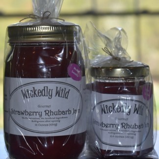 Strawberry Rhubarb Jam 16 oz